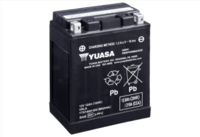 Yuasa YTX14AH-BS, 12,6Ah, 210A (CCA)