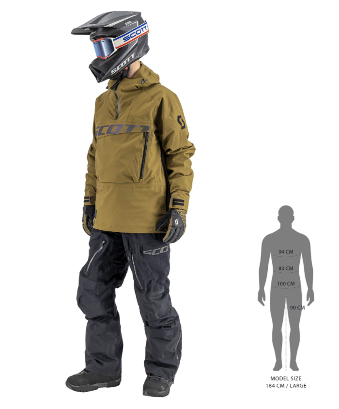 Scott XT Flex Dryo skoterbyxor -Svart - Bild 3