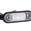 LED Positionsljus Valeryd 78x22x18 vit 12-30V inkl. 450 mm kabel