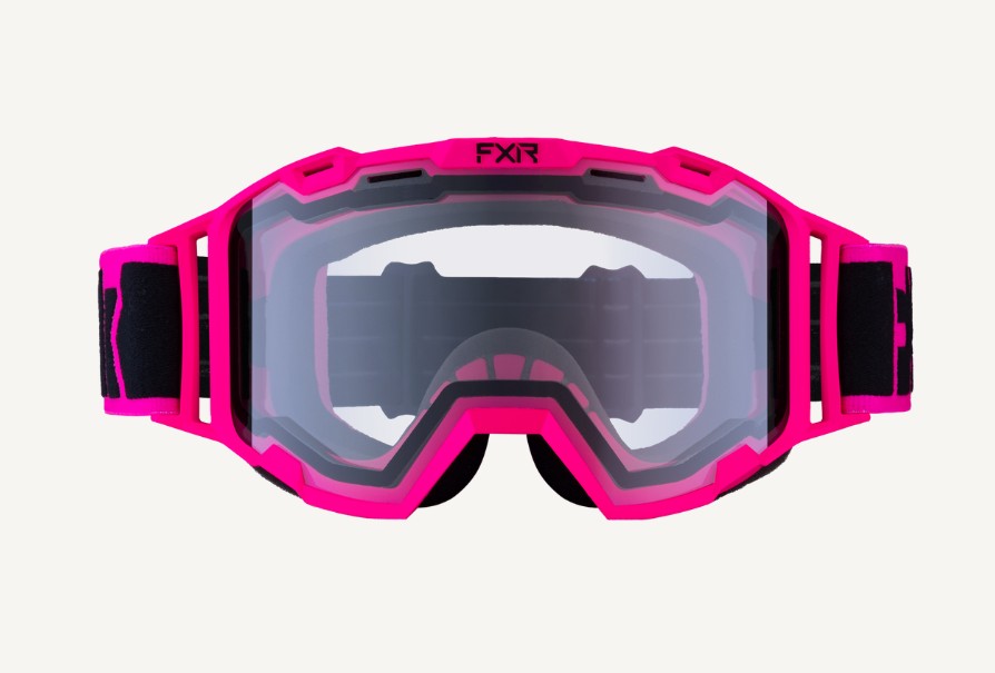 FXR Maverick Clear Goggle ungdom -Rosa - Bild 2