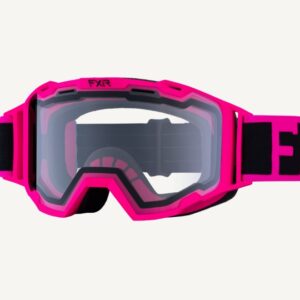 FXR Maverick Clear Goggle ungdom -Rosa