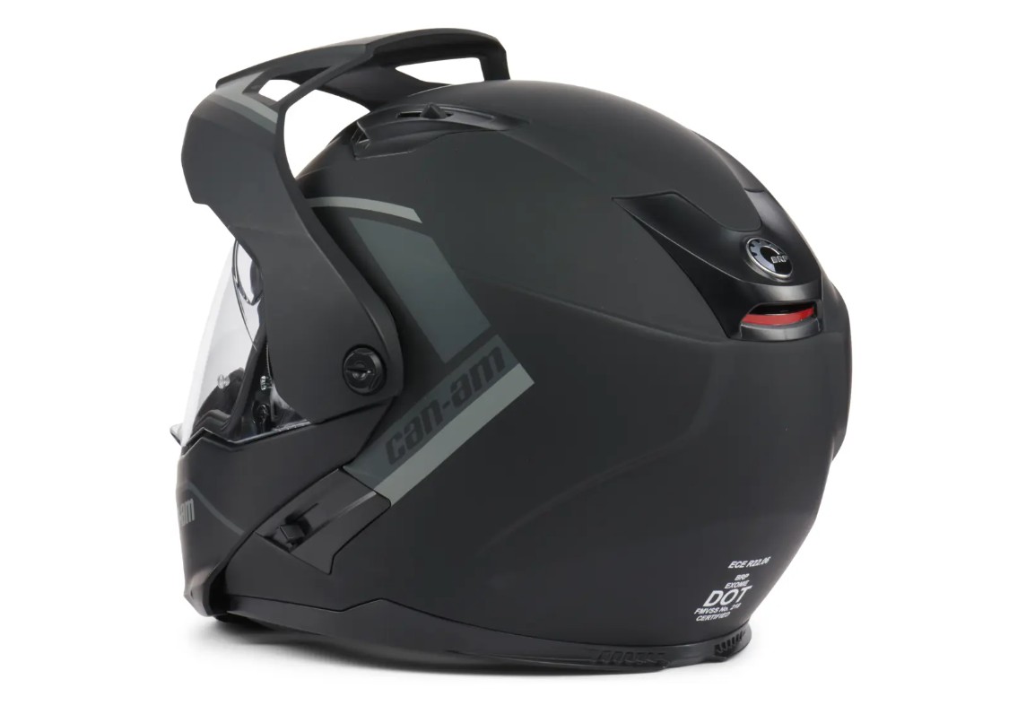 Can-Am Exome Hjälm DOT/ECE -Kolgrå - Bild 4