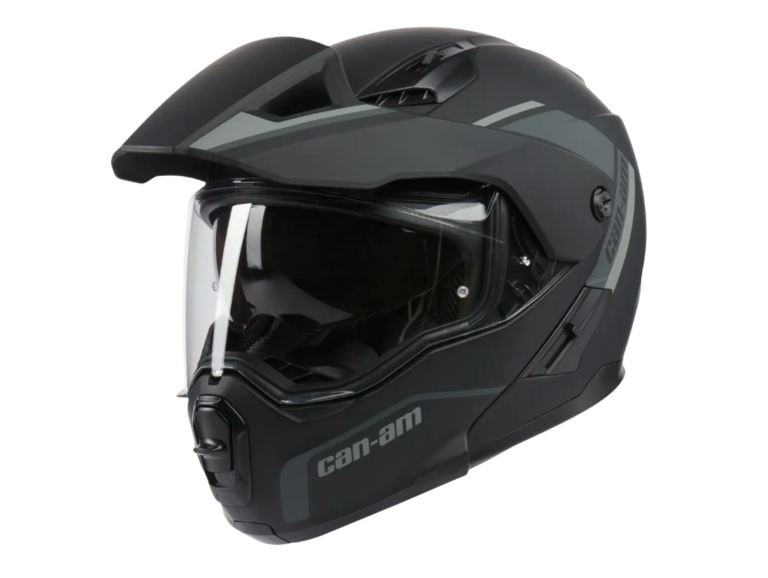 Can-Am Exome Hjälm DOT/ECE -Kolgrå