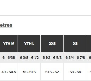 FXR Storleksguide balaclava