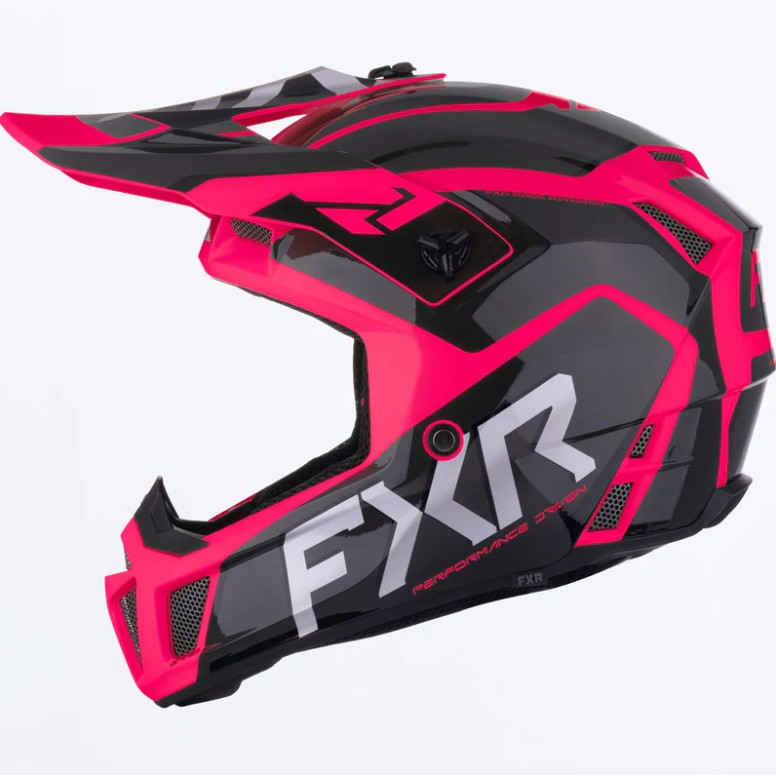 FXR Youth Clutch Evo Hjälm -Black/Razz - Bild 2