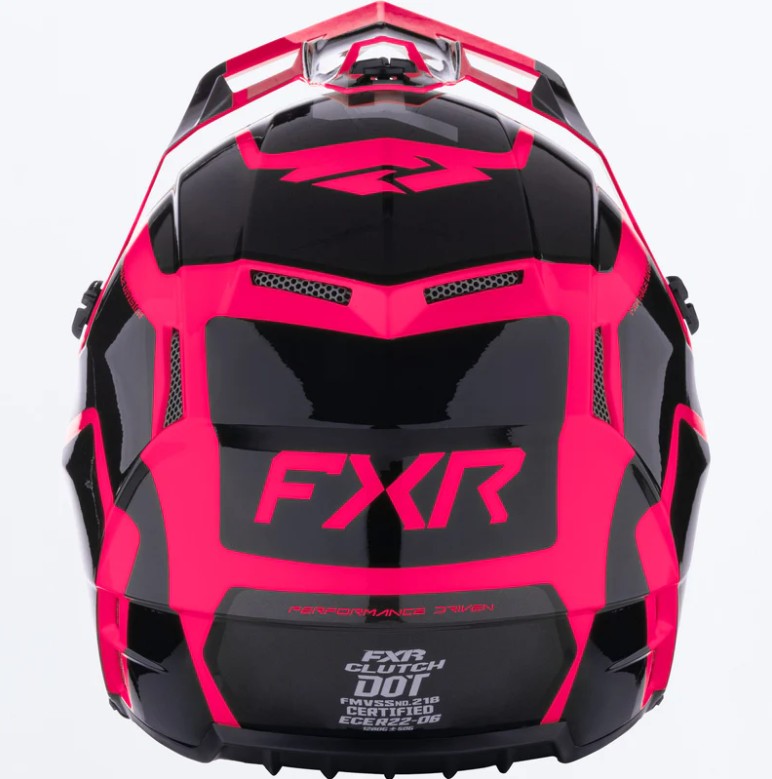 FXR Youth Clutch Evo Hjälm -Black/Razz - Bild 3