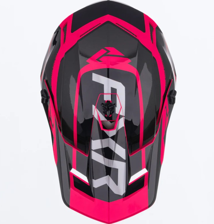 FXR Youth Clutch Evo Hjälm -Black/Razz - Bild 4