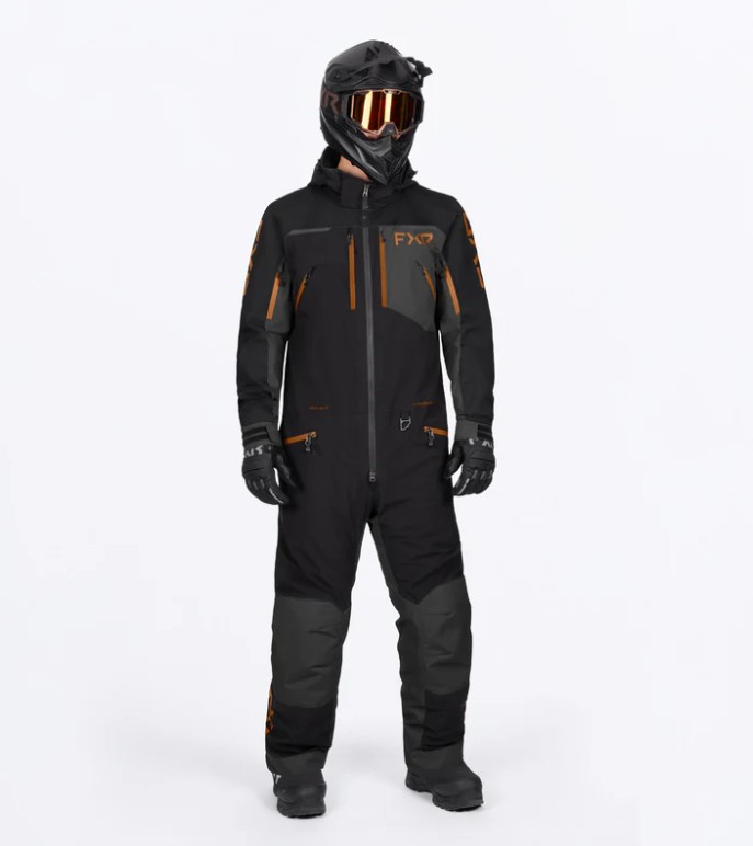 FXR Vertical MTX lite Monosuit -svart/asphalt/kash