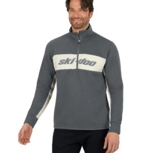 Ski-Doo Heritage 1/4 Zip herr -Grå