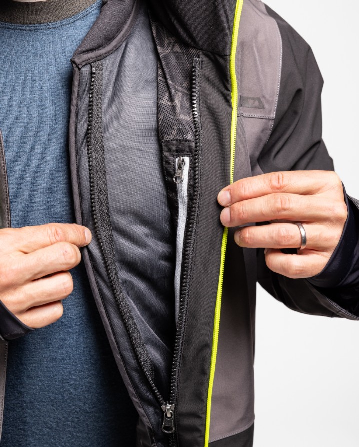 Tobe Nexus 2-i-1 Jacka -High-Vis Iron - Bild 5