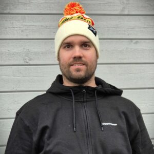 Stickad Retromössa Can-Am