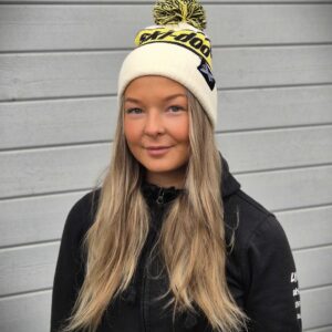 Stickad retromössa Ski-Doo