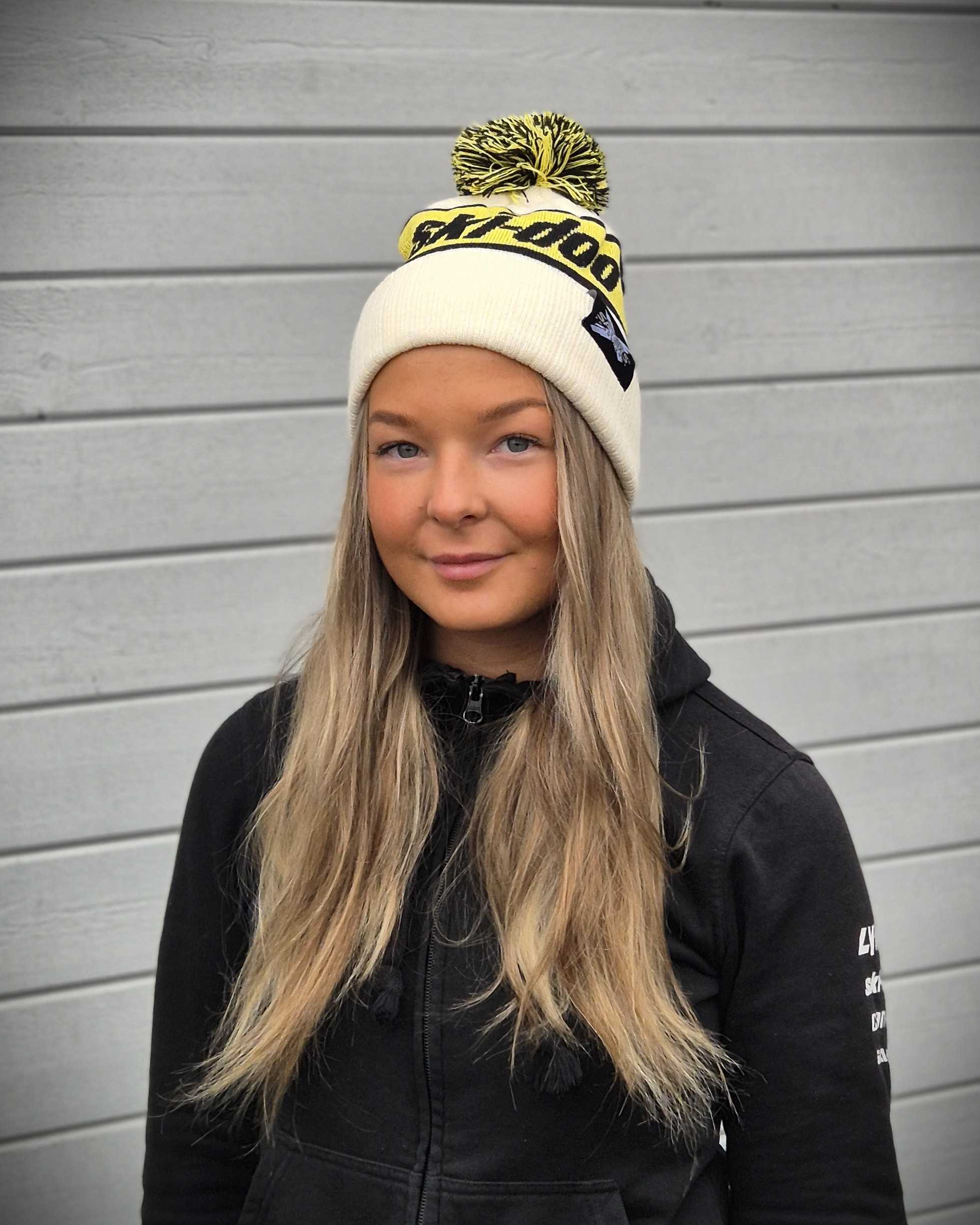 Stickad retromössa Ski-Doo