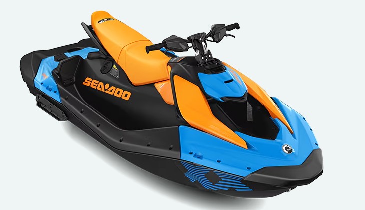 Sea-Doo Spark trixx 3up 90 Gulfstream blue orange crush