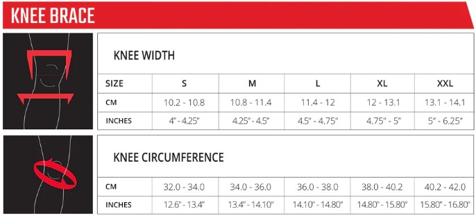 Leatt storleksguide knäskydd