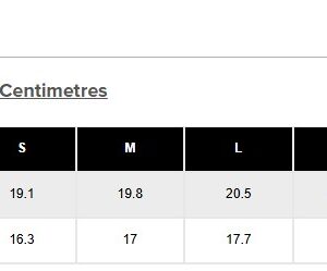 Storleksguide FXR handskar